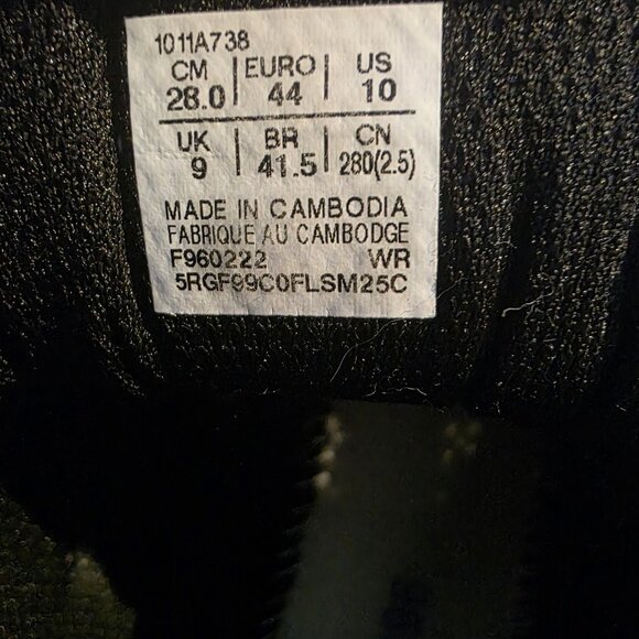 Mens Size 10 - Asics Gelbraid Orane/Black Athletic Running Shoes- 1011A738 - Picture 8 of 8